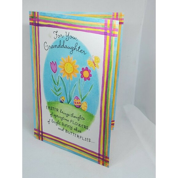Hallmark For Your Granddaughter Easter Card by Shara Eaton | Rare No Envelope - Picture 7 of 12